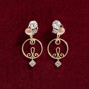 10K 2Way Clip-On Earrings [Bonbonniere] (Yellow Gold)