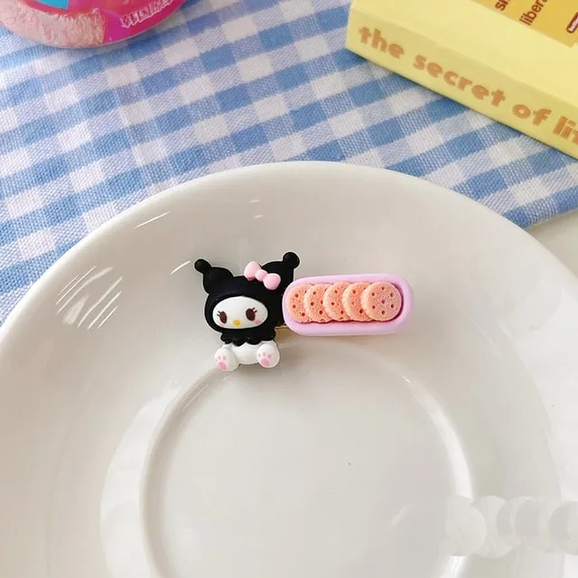Cute Candy Color Cartoon Hair Clip