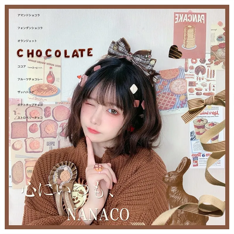 Cute Lolita Brown Chocolate Hairpin