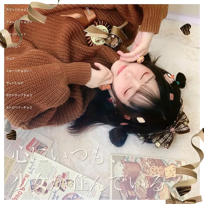 Cute Lolita Brown Chocolate Hairpin