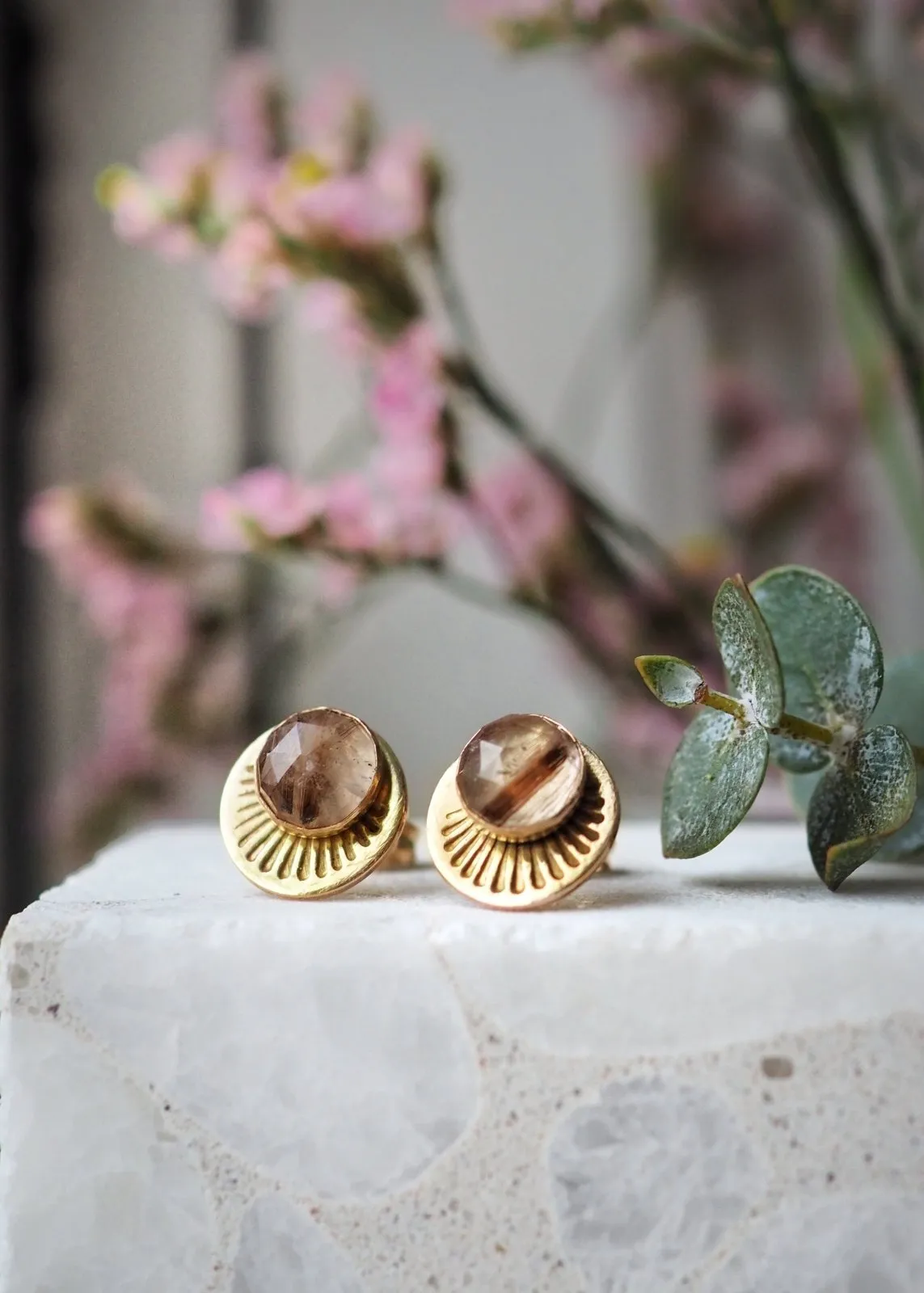 Horizon Stud Earrings - Gold Filled