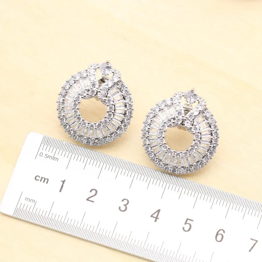 luxury Bridal Silver 925 Jewelry Sets For Women