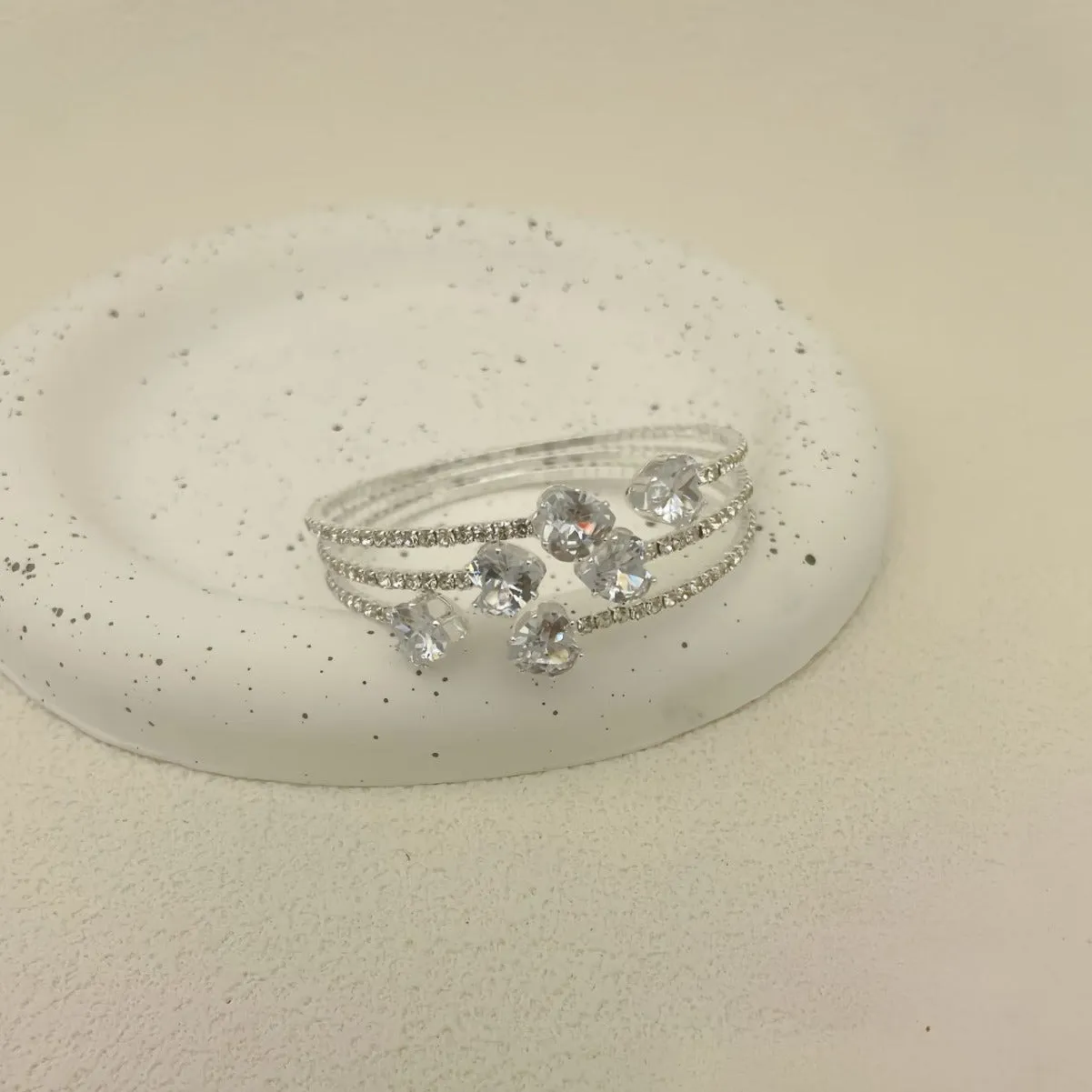 Wholesale Open bracelet jewelry fashion bridal bracelet rhinestone elastic diamond bracelet